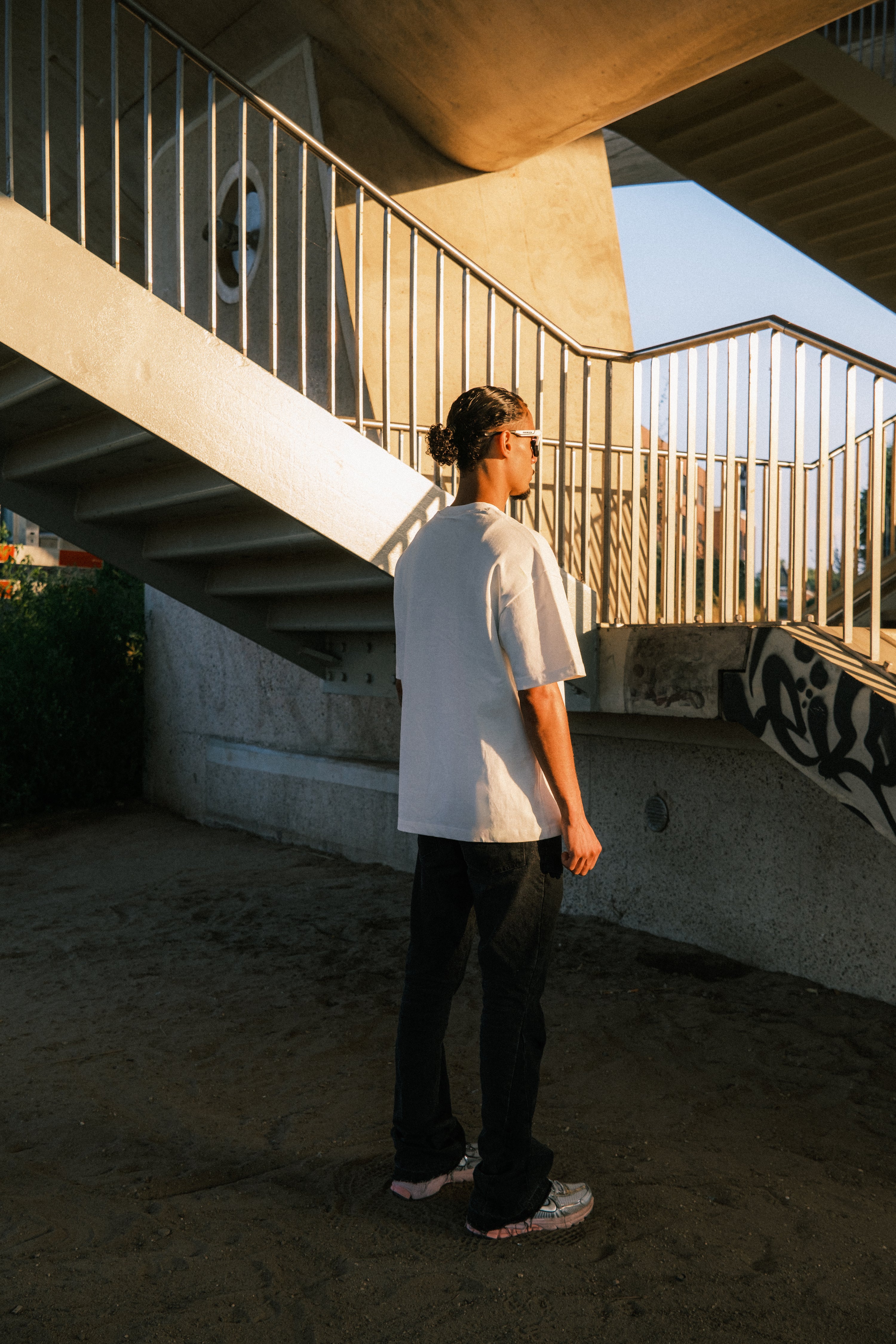 FADED LOGO T-SHIRT WHITE