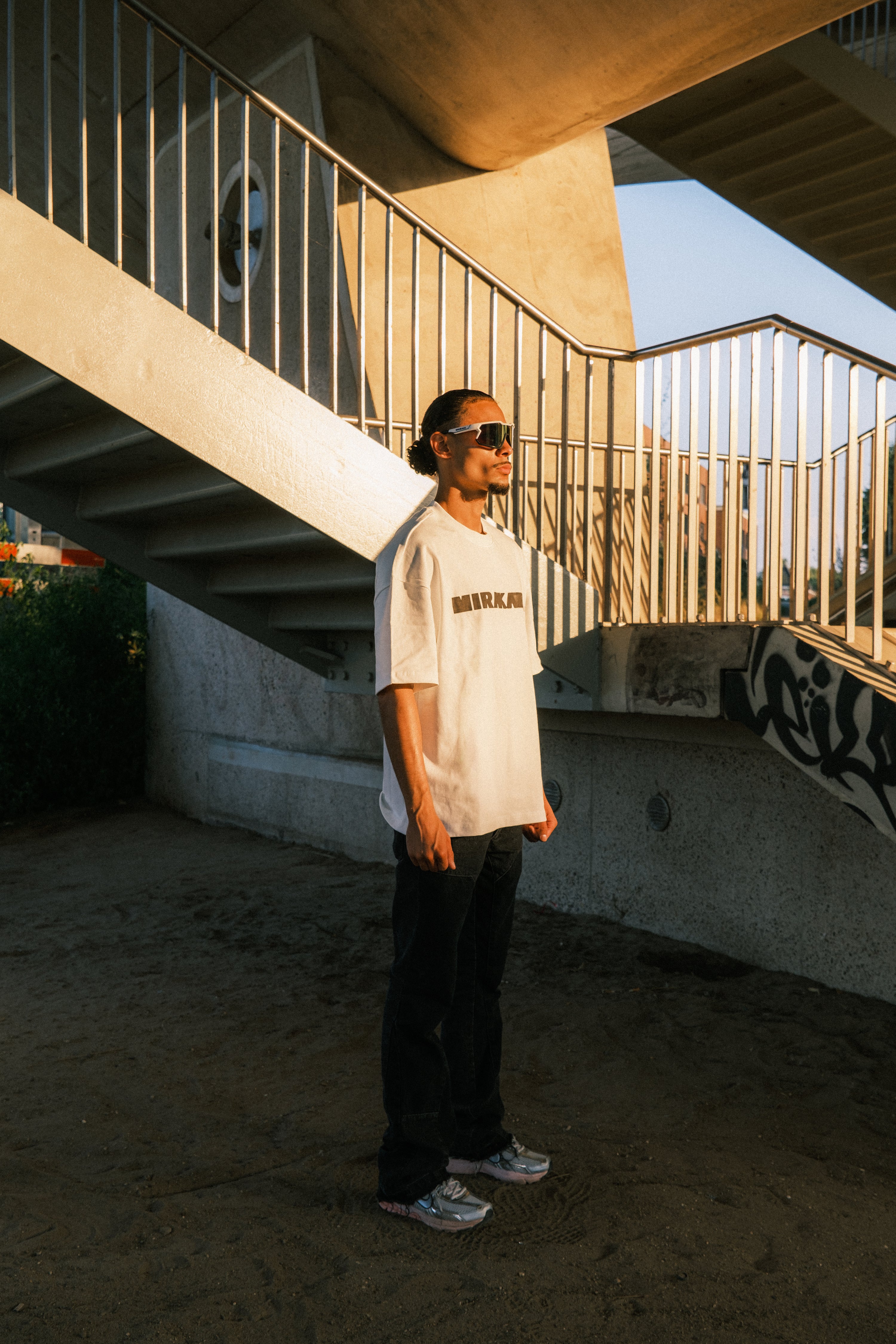 FADED LOGO T-SHIRT WHITE